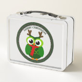 Weihnachtskauz Metall Lunch Box (Rückseite)