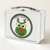 Weihnachtskauz Metall Lunch Box (Vorderseite)