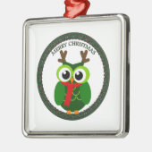 Weihnachtskauz Ornament Aus Metall (Links)