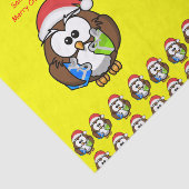 Weihnachtskauz Seidenpapier (Ausschnitt)