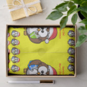 Weihnachtskauz Seidenpapier (Geschenk)