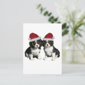 Weihnachtskavaliere Feiertagspostkarte (Stehend Vorderseite)