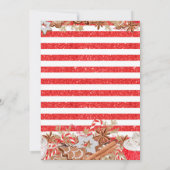 Weihnachtskeks | Austausch Einladung (Rückseite)