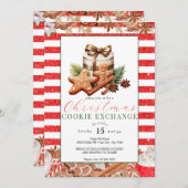 Weihnachtskeks | Austausch Einladung (Vorne/Hinten)
