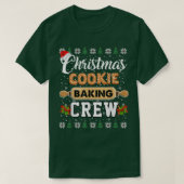 Weihnachtskeks Backen Crew Funny Xmas Pajamas Fa T-Shirt (Design vorne)
