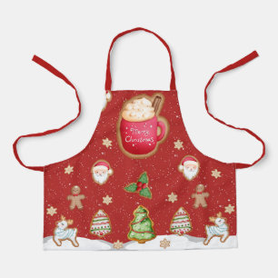 Weihnachtskeks Backen Kinder Schürze