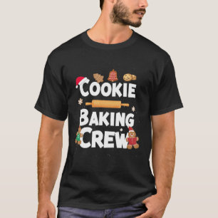Weihnachtskeks Backgebäck Crew Funny Pajamas Famil T-Shirt