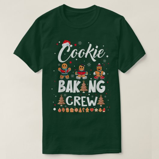 Weihnachtskeks Backgebäck Crew Funny Xmas Cookie H T-Shirt (Design vorne)