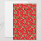 Weihnachtskeks Briefpapier (Vorne/Hinten)