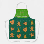 Weihnachtskeks Crew Gingerbread Pals-Green m Schürze (Vorderseite)