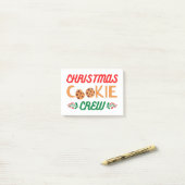 Weihnachtskeks-Crew Post-it Klebezettel (Auf Schreibtisch)