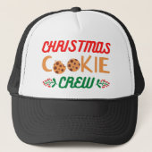 Weihnachtskeks-Crew Truckerkappe (Vorderseite)
