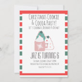 Weihnachtskeks Dekorieren Kakaobäcker Einladung (Vorderseite)