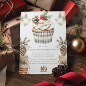 Weihnachtskeks Dekorieren Party Einfach Einladung