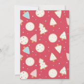 Weihnachtskeks Dekorieren Party Einladung (Rückseite)