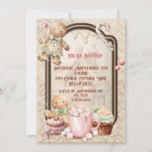 Weihnachtskeks Dekorieren Party Einladung (Rückseite)