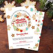 Weihnachtskeks Dekorieren Party Einladung