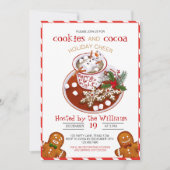 Weihnachtskeks Dekorieren Party Einladung (Vorderseite)