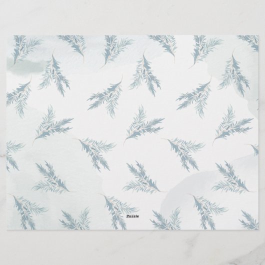 Weihnachtskeks-Ersatz Briefbogen (Rückseite)