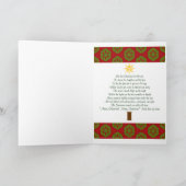 Weihnachtskeks Feiertagskarte (Innenseite)