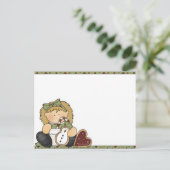 Weihnachtskeks Feiertagspostkarte (Stehend Vorderseite)