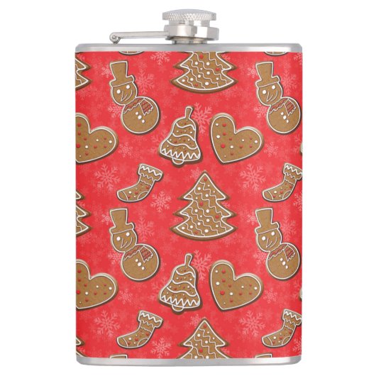 Weihnachtskeks Flachmann (Vorderseite)