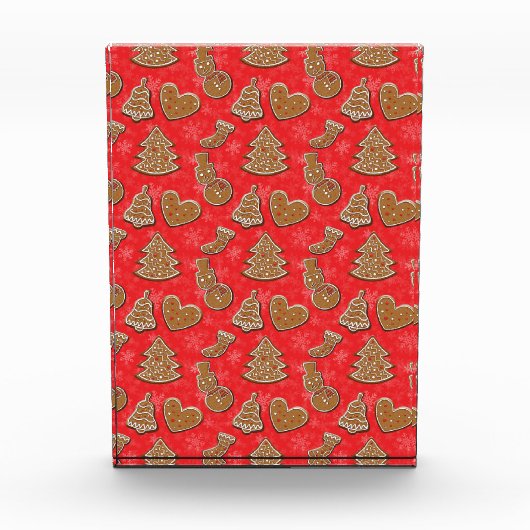 Weihnachtskeks Fotoblock (Vorderseite)