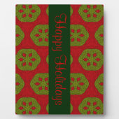 Weihnachtskeks Fotoplatte (Vorderseite)