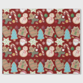 Weihnachtskeks Geschenkpapier (Flach)