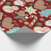 Weihnachtskeks Geschenkpapier (Ecke)