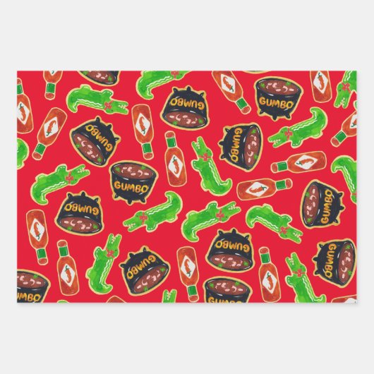 Weihnachtskeks Geschenkpapier Set (Vorderseite 3)