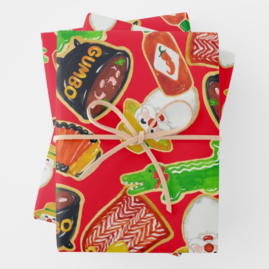 Weihnachtskeks Geschenkpapier Set (Beispiel)