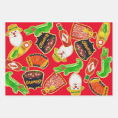 Weihnachtskeks Geschenkpapier Set (Vorderseite)