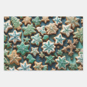 Weihnachtskeks Geschenkpapier Set (Vorderseite 2)