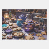 Weihnachtskeks Geschenkpapier Set (Vorderseite)