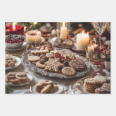Weihnachtskeks Geschenkpapier Set (Vorderseite 3)