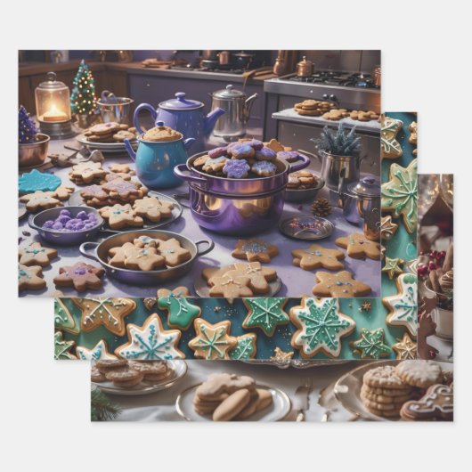 Weihnachtskeks Geschenkpapier Set (Set)