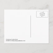 Weihnachtskeks Heist Feiertagspostkarte (Rückseite)