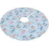 Weihnachtskeks Jar Nordic Scandi Polyester Weihnachtsbaumdecke (Schrägansicht)