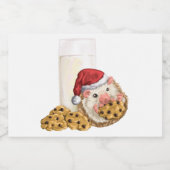 Weihnachtskeks Lebensmitteletikett (Einzelnes Label)