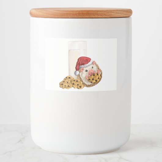 Weihnachtskeks Lebensmitteletikett (Vorderseite)