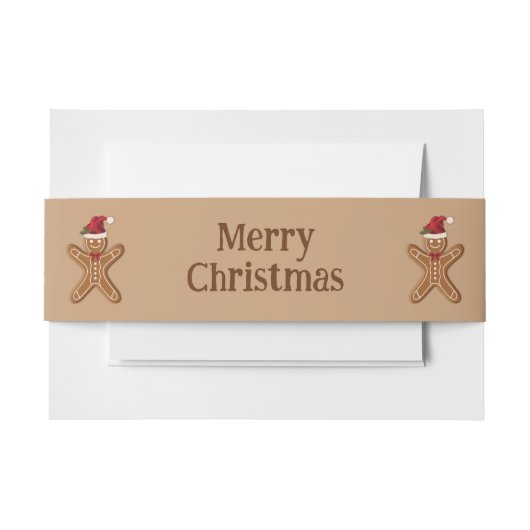 Weihnachtskeks mit Text Einladungsbanderole (Vorderseite Beispiel)