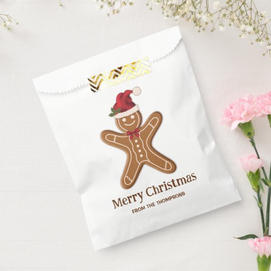 Weihnachtskeks mit Text Geschenktütchen (Versiegelt)