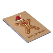 Weihnachtskeks mit Text Notizblock (Rechte Seite)