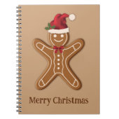 Weihnachtskeks mit Text Notizblock (Vorderseite)
