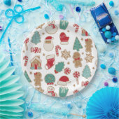 Weihnachtskeks-Papierplatte Pappteller (Party)
