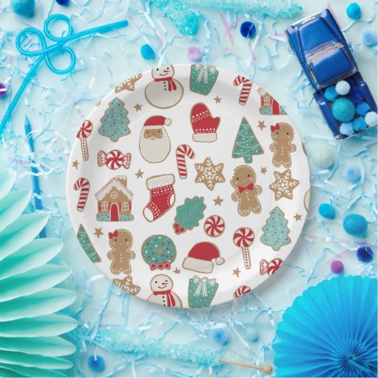 Weihnachtskeks-Papierplatte Pappteller (Party)