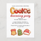 Weihnachtskeks-Party Einladung (Vorderseite)