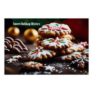 Weihnachtskeks Poster