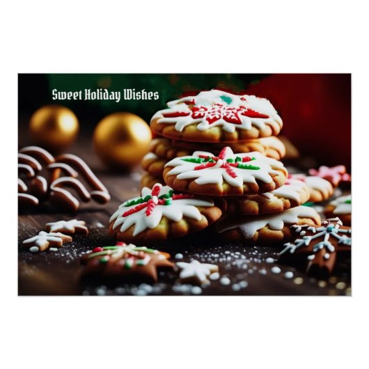 Weihnachtskeks Poster (Vorderseite)